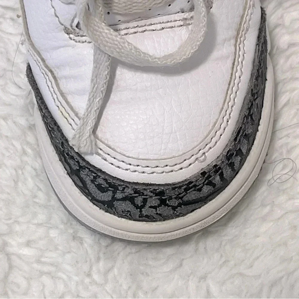 Nike Air Jordan 3 Retro TD Dark Iris size 10C miniature version Jordan 3 release